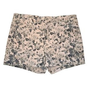J Brand Lola Floral Print Denim Shorts Size 25